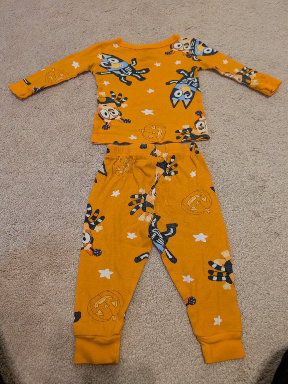 Bluey and Bingo Halloween Pajamas